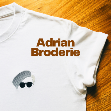 T·shirt blanc broderie Warhol · Iconix